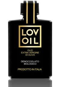 Monodose Olio Extra Vergine di Oliva Biologico Denocciolato bottiglia nera
