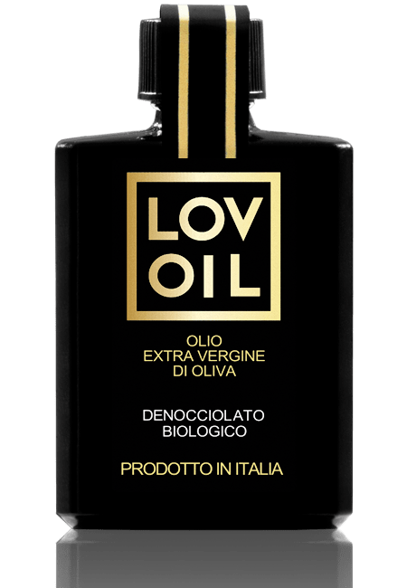 Monodose Olio Extra Vergine di Oliva Biologico Denocciolato bottiglia nera
