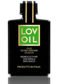 Monodose Olio Extra Vergine di Oliva Biologico Monocultivar Ogliarola bottiglia nera