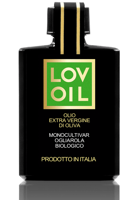 Monodose Olio Extra Vergine di Oliva Biologico Monocultivar Ogliarola bottiglia nera