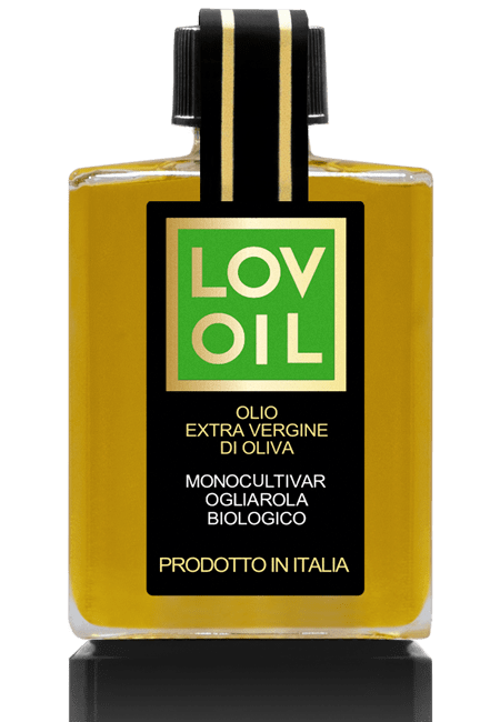 Monodose Olio Extra Vergine di Oliva Biologico Monocultivar Ogliarola bottiglia trasparente