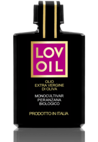 Monodose Olio Extra Vergine di Oliva Biologico Monocultivar Peranzana bottiglia nera