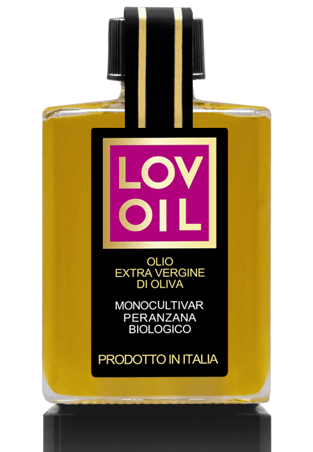 Monodose Olio Extra Vergine di Oliva Biologico Monocultivar Peranzana bottiglia trasparente